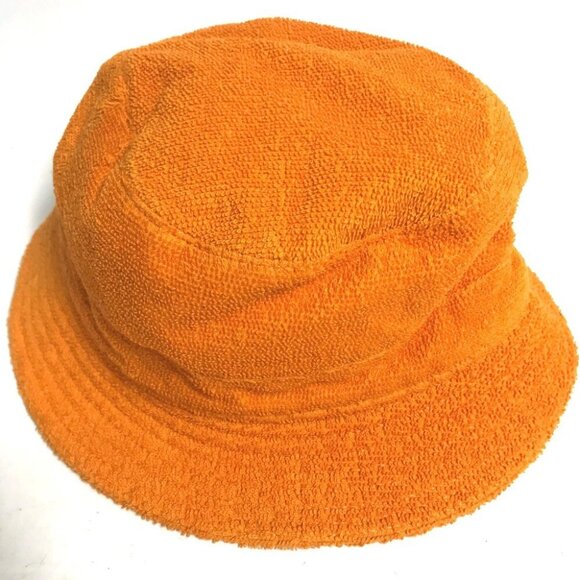 HERMES pile H logo hat bucket hat bob hat cotton Orange main image 7